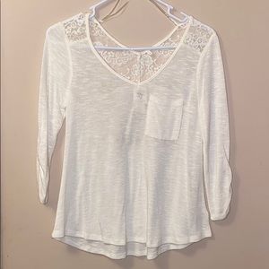 Ivory long sleeve shirt